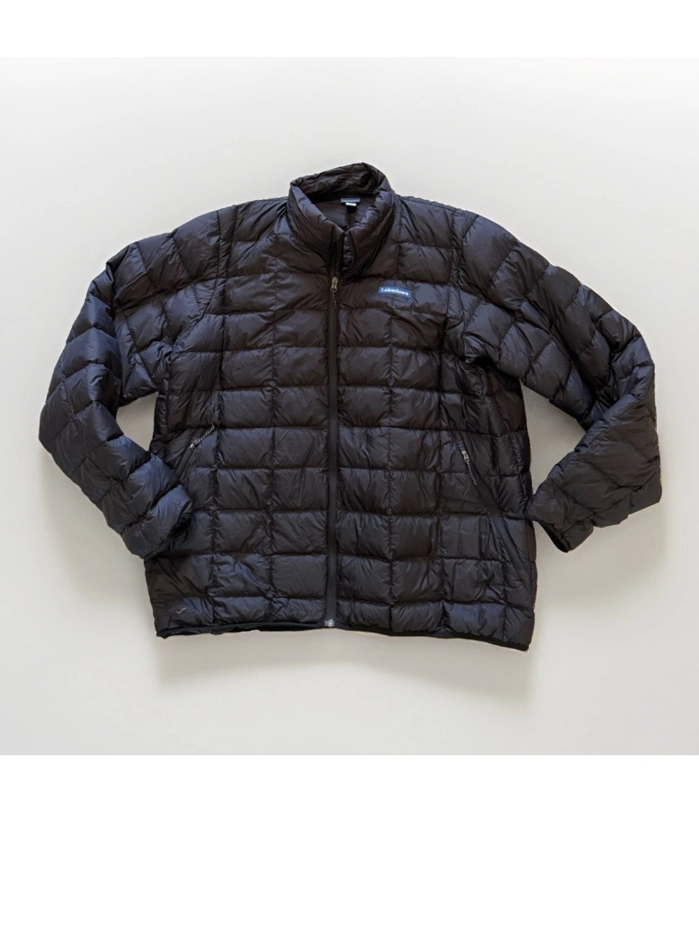 Lakeshore Down Filled Jacket Men’s XXL Black Lightweight Packable Zip Pockets